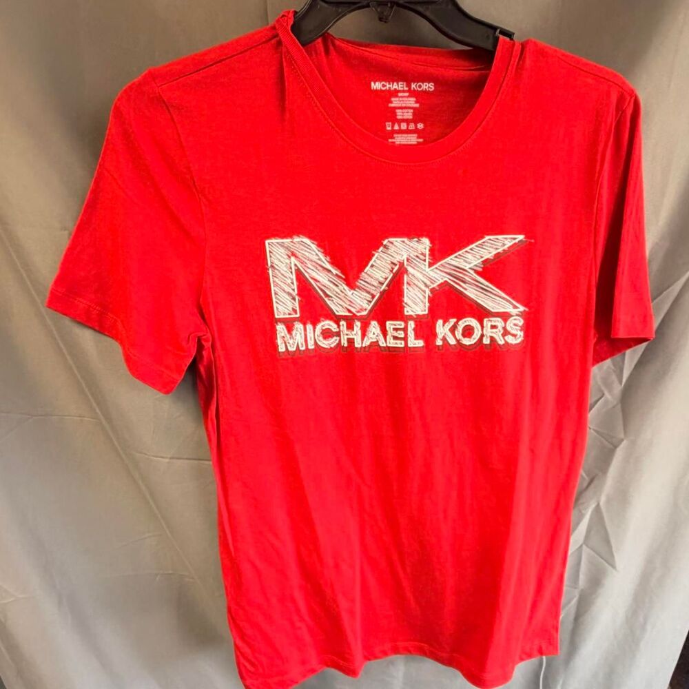 Michael-kors Men's Red T-shirt